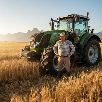 Tractors and farm implements